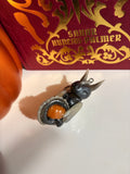 HALLOWEEN SPECIAL: Snoozing pumpkin dragon charm