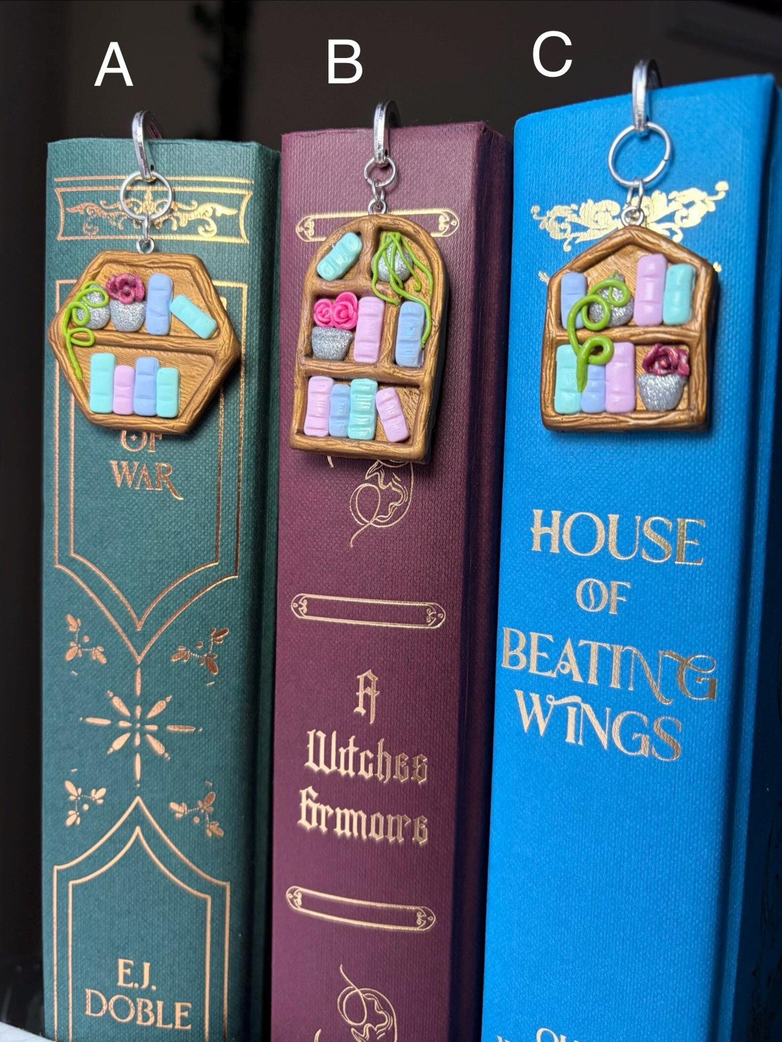 Fairy Bookshelf Bookmarks