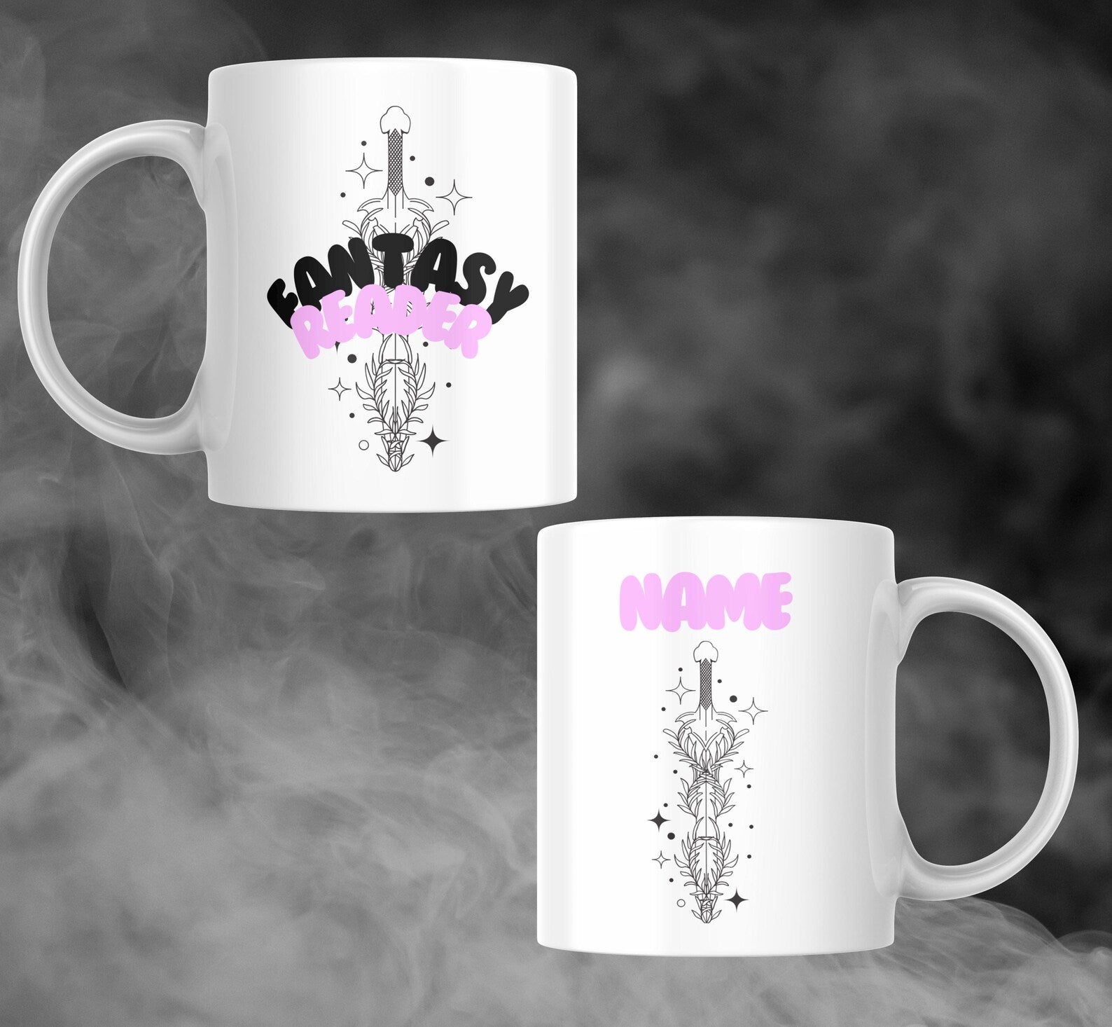 Fantasy Reader Mug - Personalised