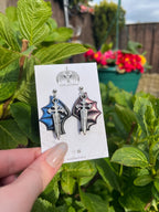 Bat Wings and Dagger Earrings