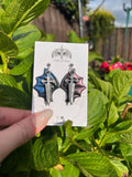 Bat Wings and Dagger Earrings
