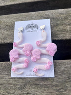 Snake and Skull Earrings